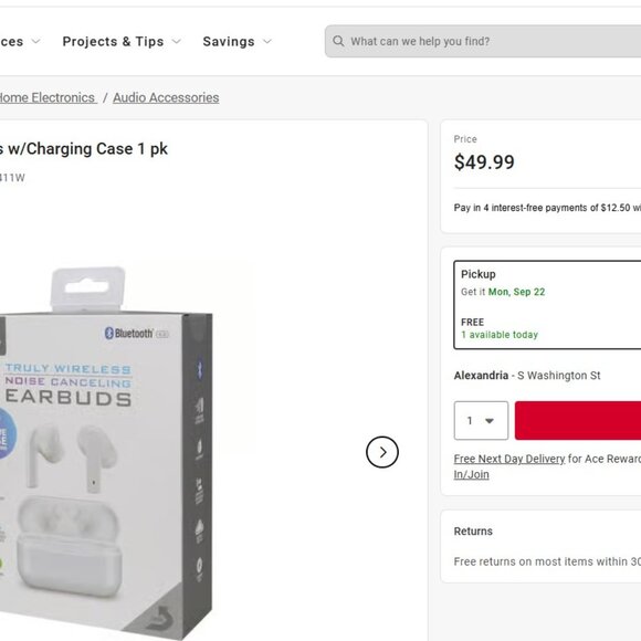 iLive Truly Wire-Free Earbuds - NEW! - Picture 4 of 5